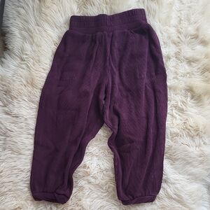 Free People Corduroy Ankle Pants - Deep Purple